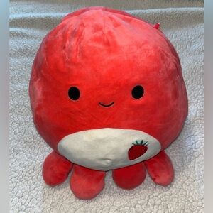 Strawberry Octopus Squishmallow